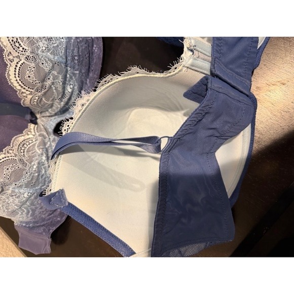 Adore me lot of 2 Bra Blue /purple Lace Trim Padded Underwire 42G 42 DDDD - Picture 5 of 10